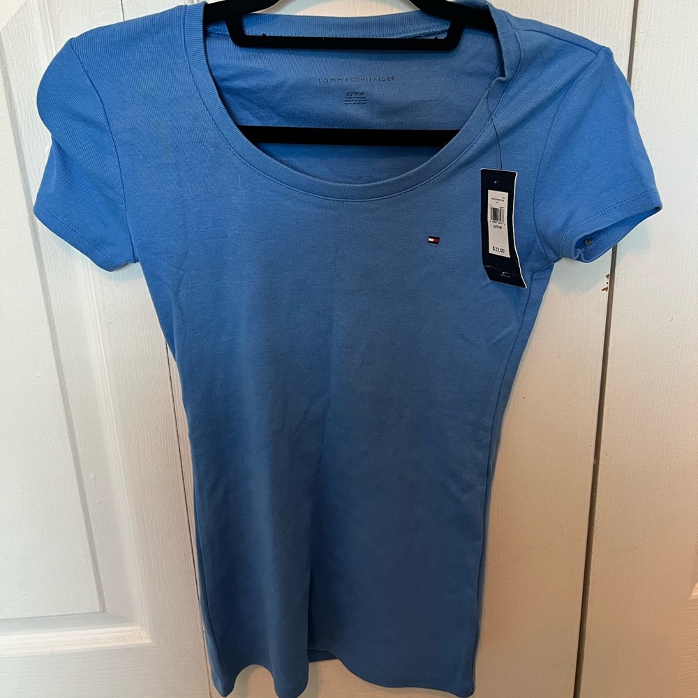 Brand new blue Hilfiger t-shirt